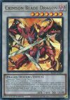 Crimson Blade Dragon Ultra Rare Blazing Dominion Inglés
