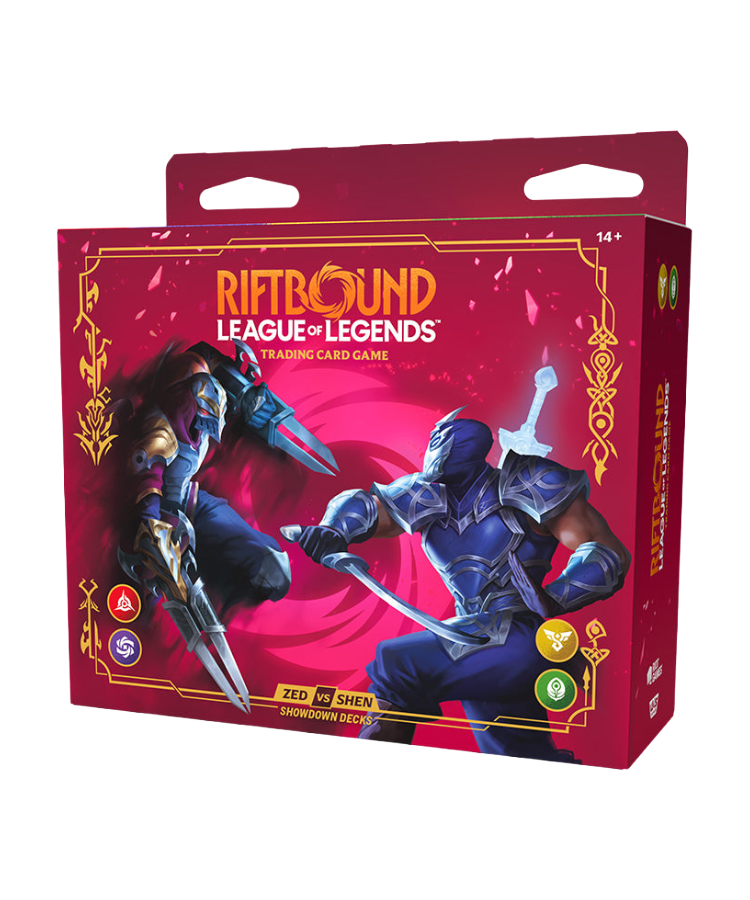 Zed vs Shen Showdown Deck Vendetta Inglés
